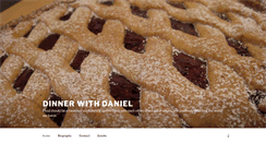 Desktop Screenshot of dinnerwithdaniel.com